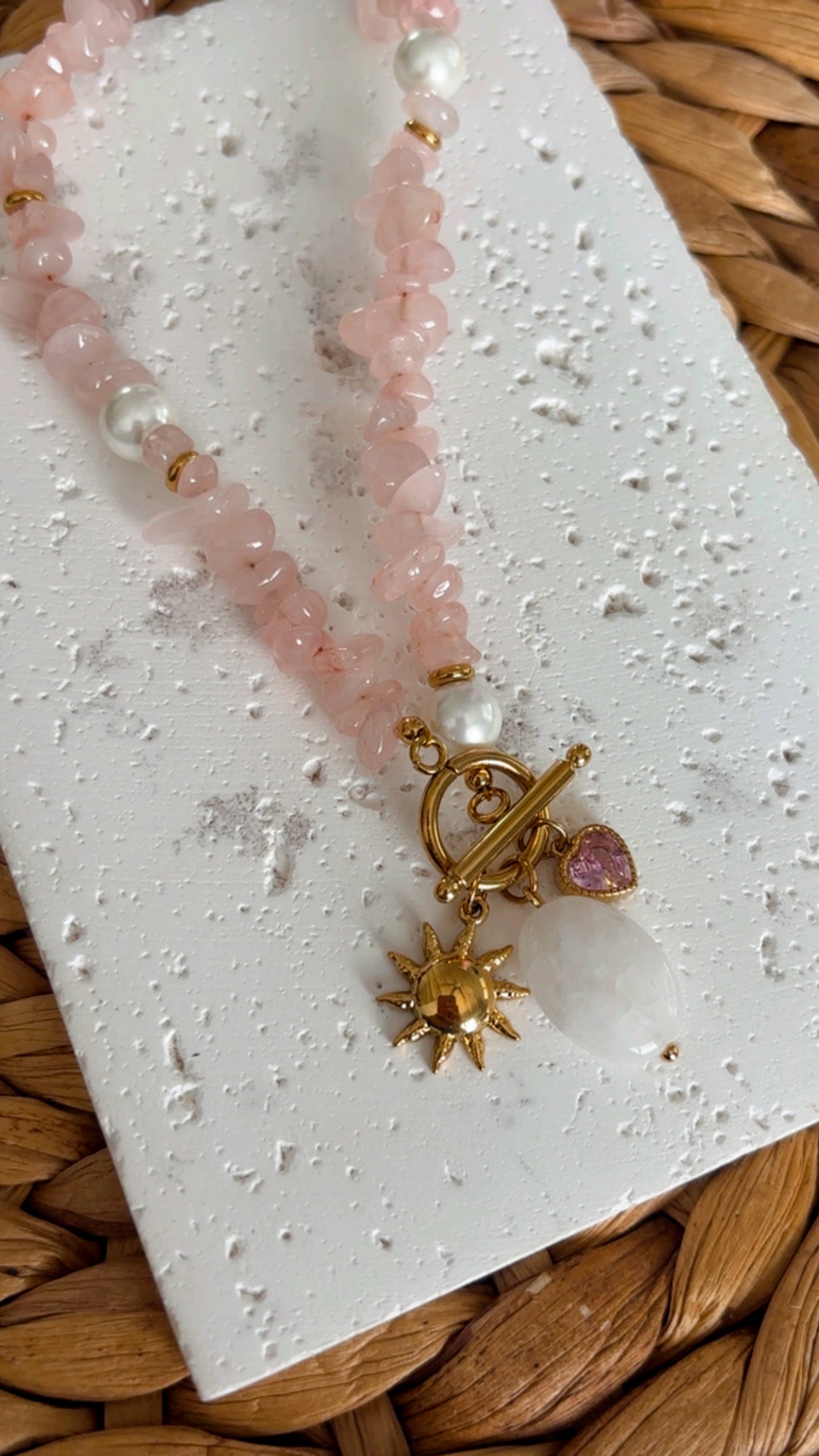 Rosa Gem Necklace
