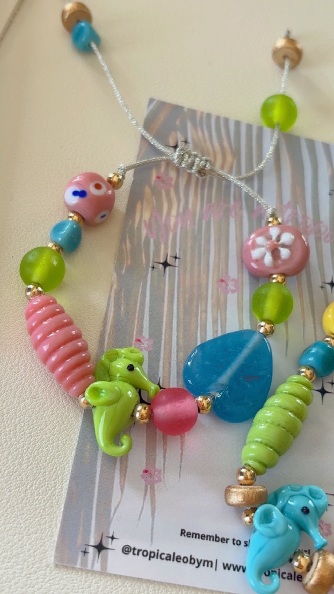 Seahorse bracelet