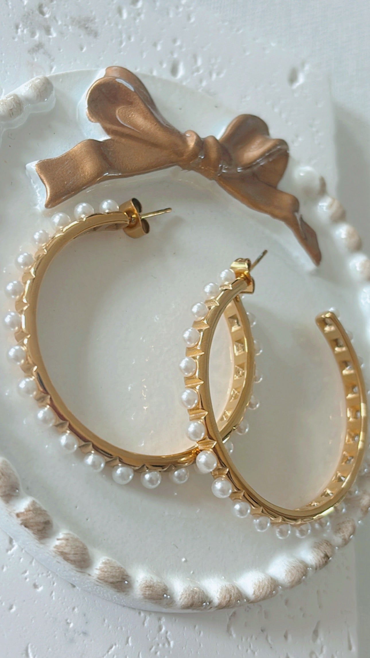 Pearl Hoops