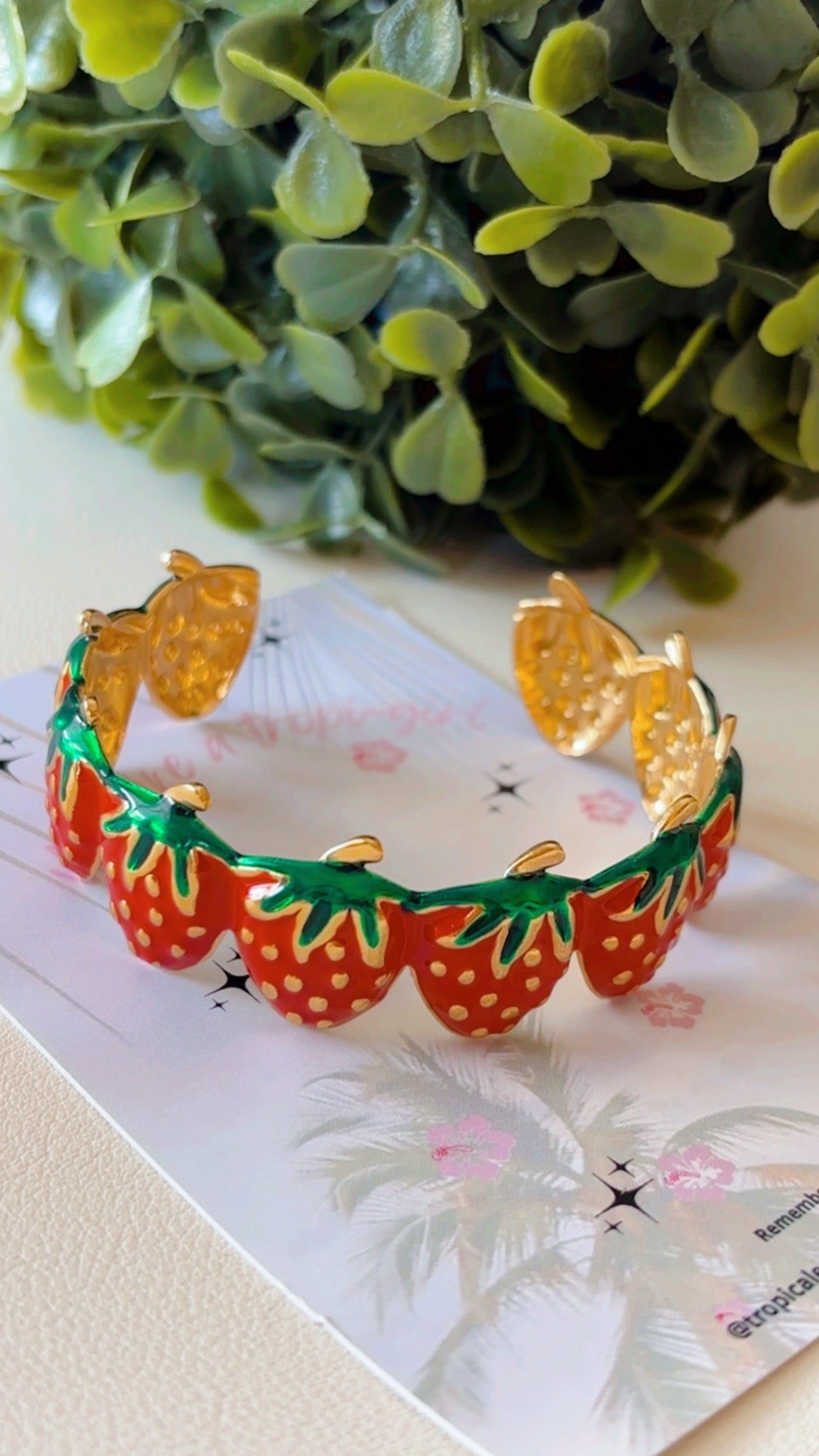 Strawberry Bangle